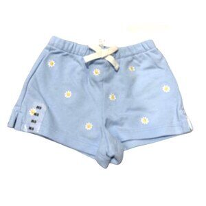 Ralph Lauren Infant Blue Daisy Shorts Blue White Size Box Embroidery Size 6M NWT